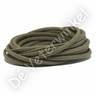 Cordlaces 3mm TaupeGreen (KL.P081) ROLL