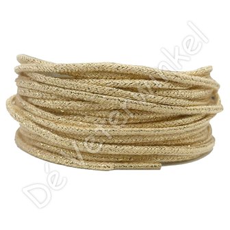 Cordlaces 3mm Gold-Thread (KL.P080) ROLL