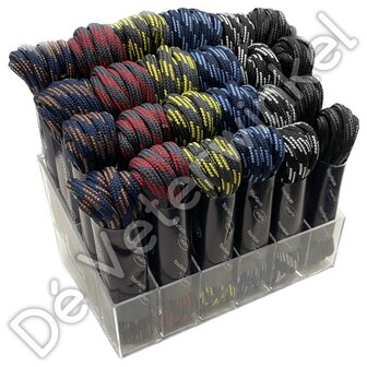 Outdoor laces 5mm ASSORTMENT - 120 pair(!)