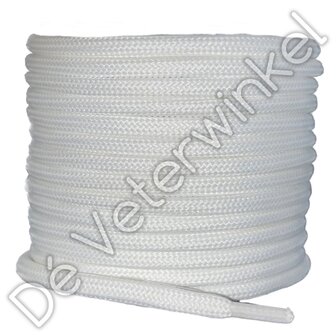 Rond 6mm polyester Natural-White (KL.8101) ROL