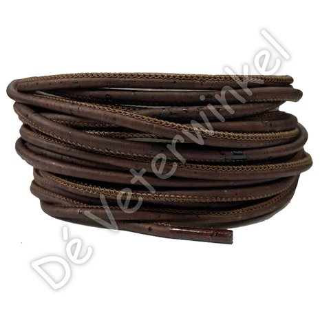 Cork laces 3mm Brown (KL.8198) ROLL
