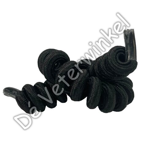 Self tightening laces Black 120cm (KL.8215)