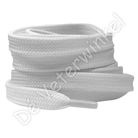 Flat polyester 10mm White (KL.8100) - BOX