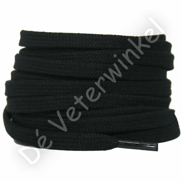 Flat cotton 6mm Black (KL.P301) - BOX