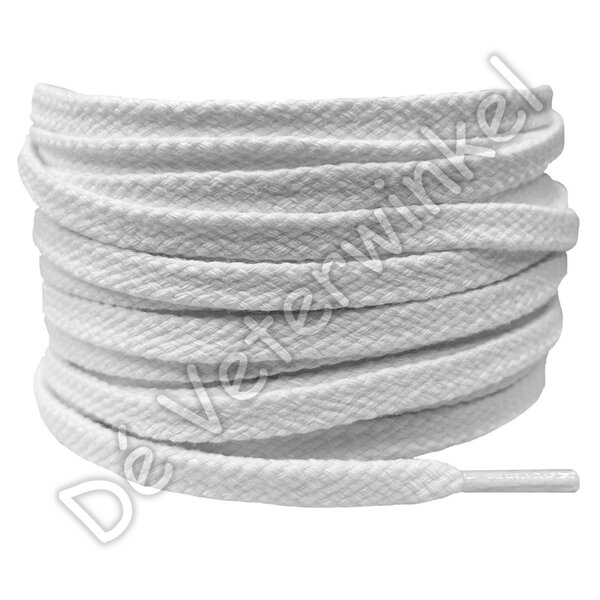 Flat cotton COARSE 6mm White (KL.P303) - BOX