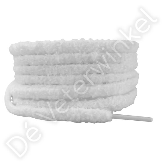 Fluffy veters 10mm Snow White (KL.2116)