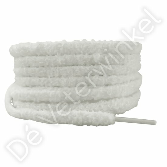 Fluffy veters 10mm Natural-White (KL.8101)